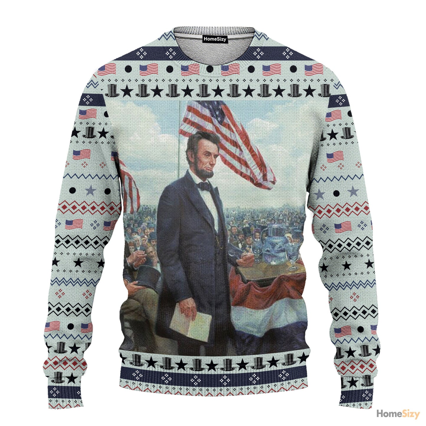 Abraham Lincoln Custom Cosplay Ugly Sweatshirt Best Gift For Christmas