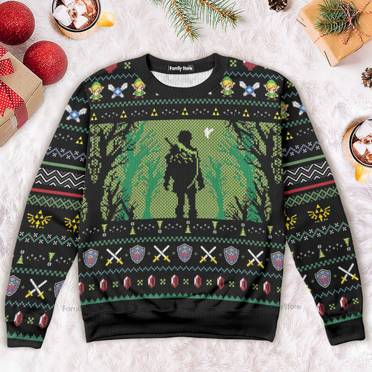 Costumes Cosplay Zelda Ugly Sweatshirt - Best Gift For Christmas, Funny Gift for Family