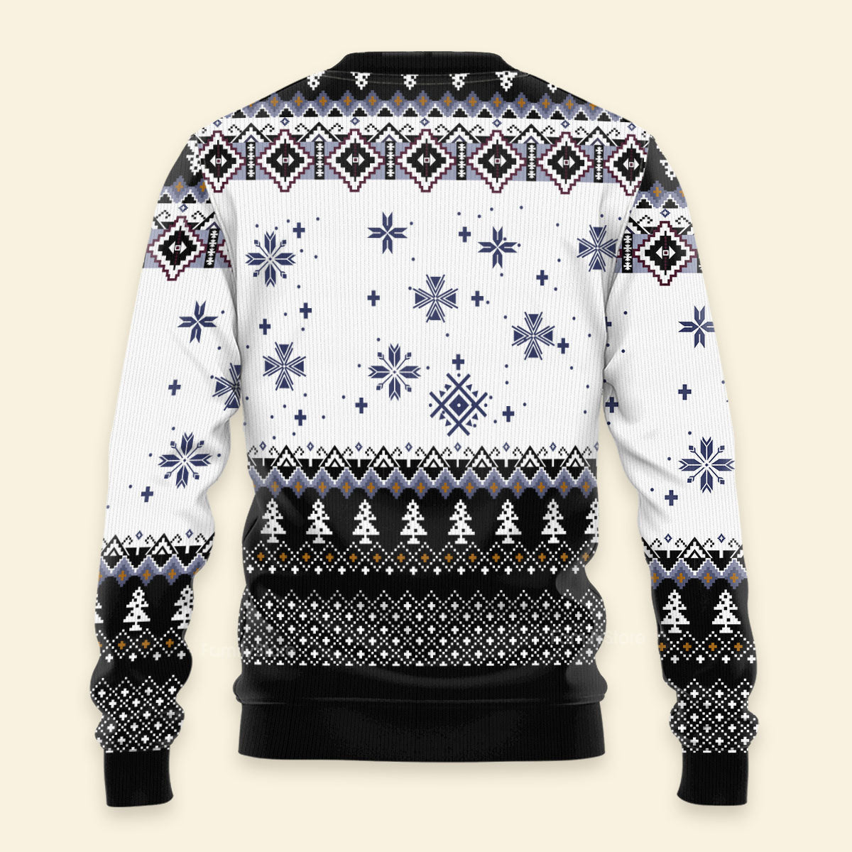 Awesome Wolf Ugly Christmas Sweater For Men And Women